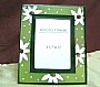 Jh Green Flower Glass Frame 2x3