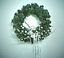 X'MAS WREATH WITH SILVER DECO