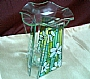 JH GREEN FLOWER GLASS BURNER PL-40040E