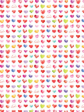 30 x Decorative Valentines Day Wrapping paper (WP1072)